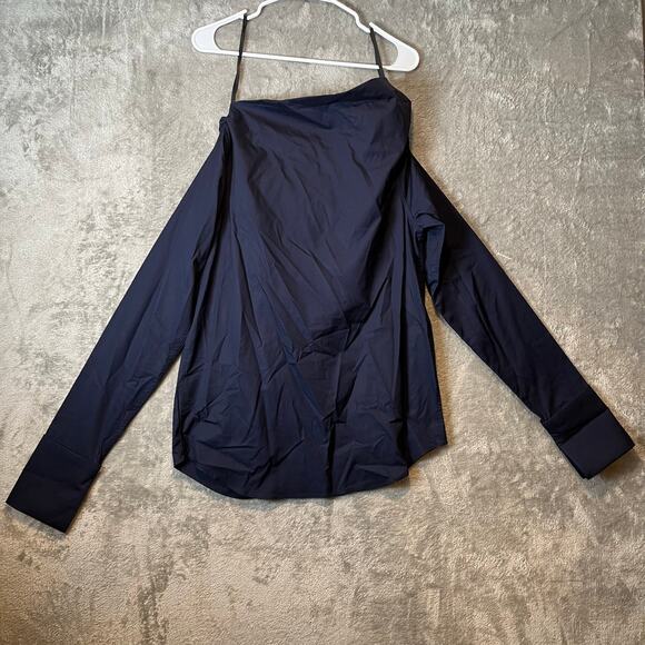 Anais Jourden Off Shoulder Poplin Top Size EU 42 US 12 Classic Modern Career - Picture 5 of 8